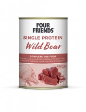 four friends våtfoder wild boar