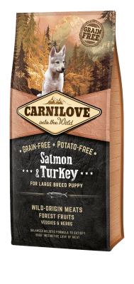 Carnilove Salmon & Turkey - Puppy Large Breed 12 kg