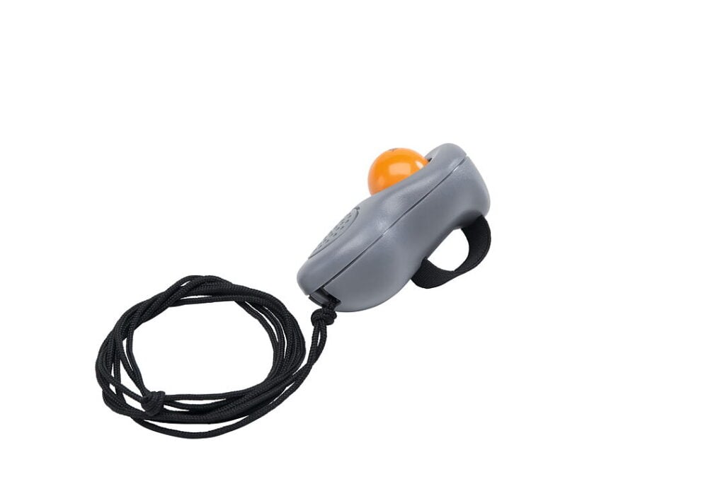 HUNTER Clicker med snöre och fingerrem