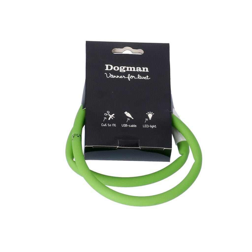 Blinkhalsband LED Grön 20-65 cm