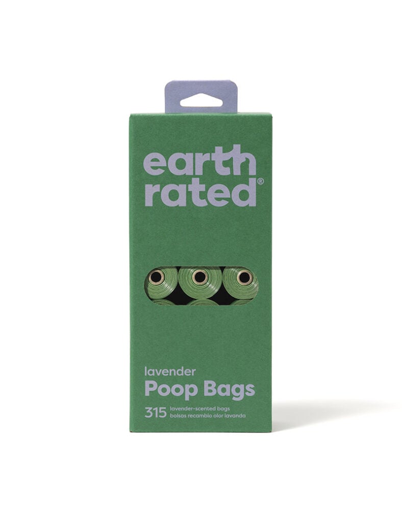 Earth Rated Nedbrytbara Bajspåsar Refill 21-pack Lavendel