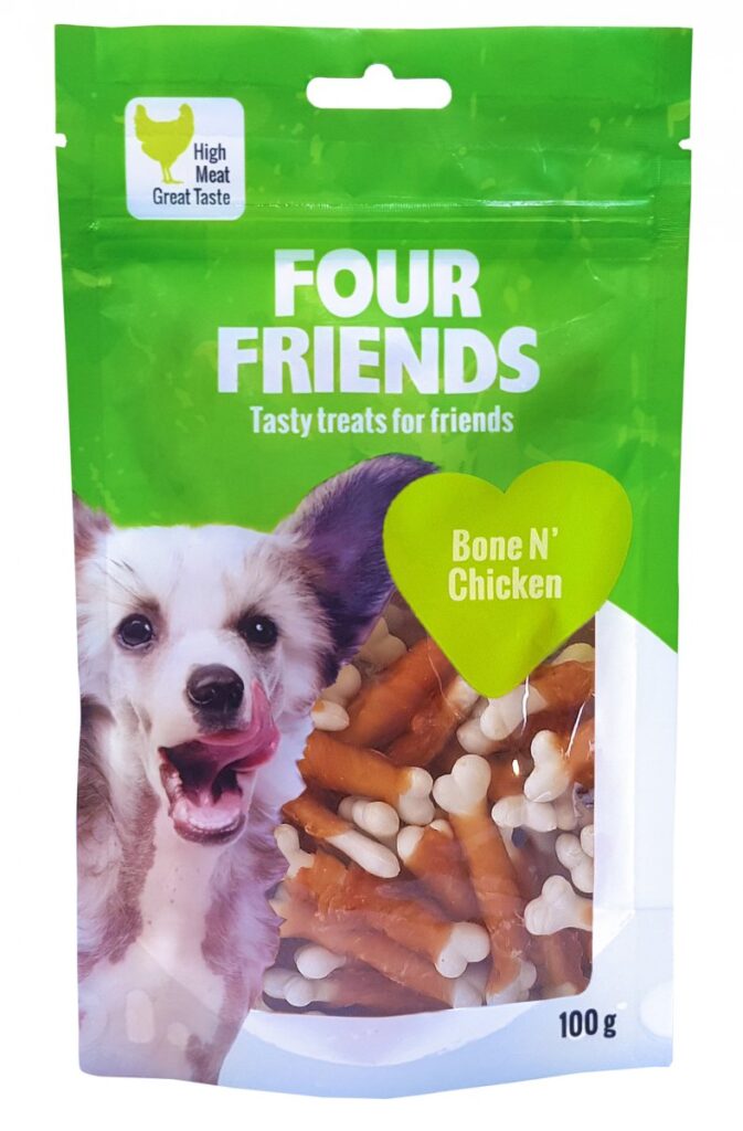 Four Friends Bone N´ Chicken 100g