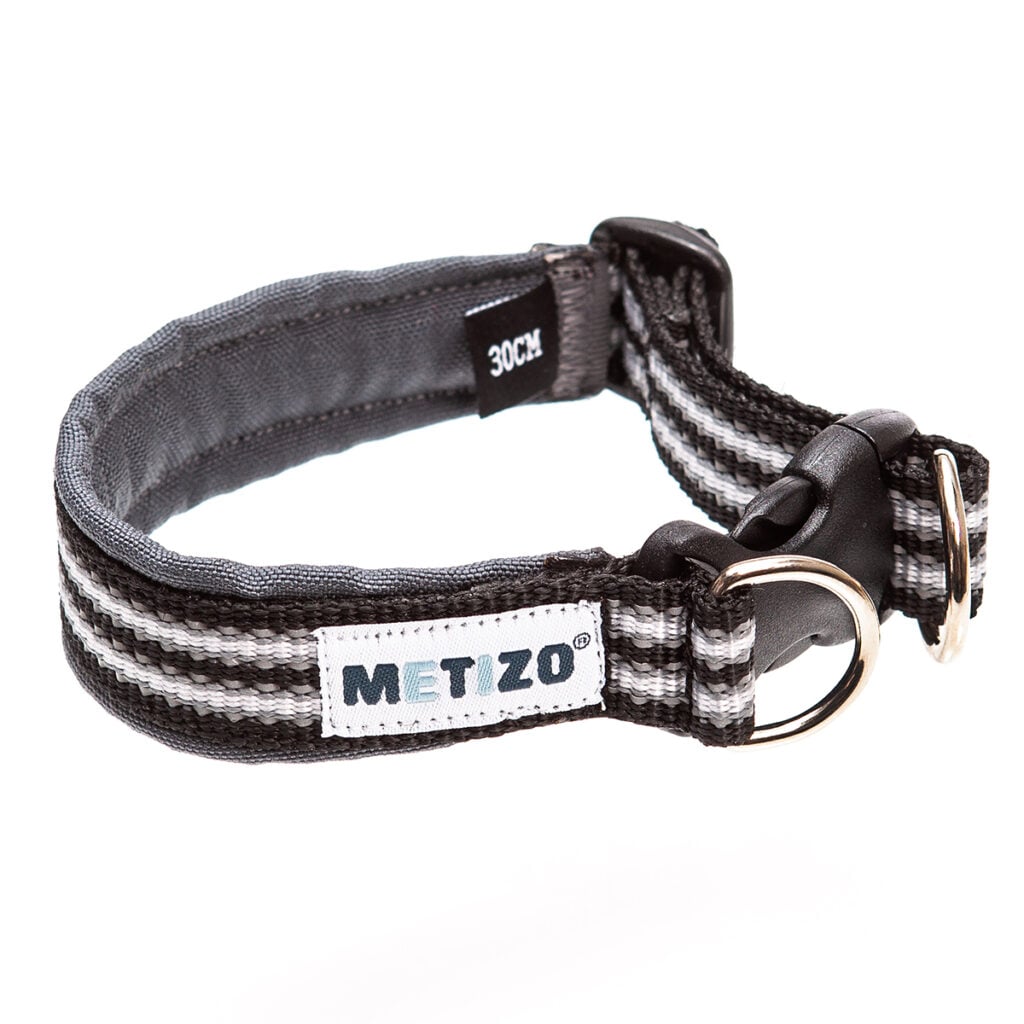 MetizoHalsband, Fast Svart