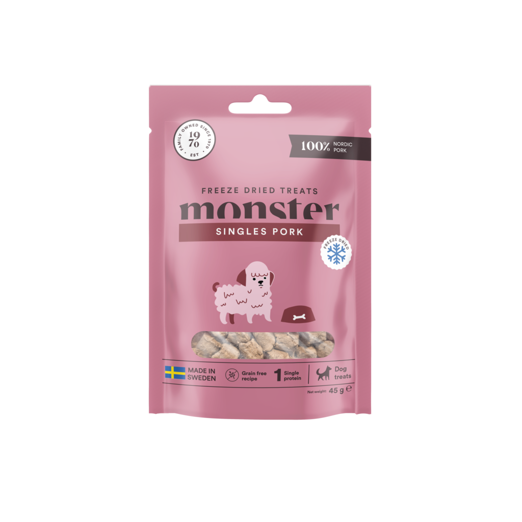 Monster Freeze Dried Treats Singles Pork