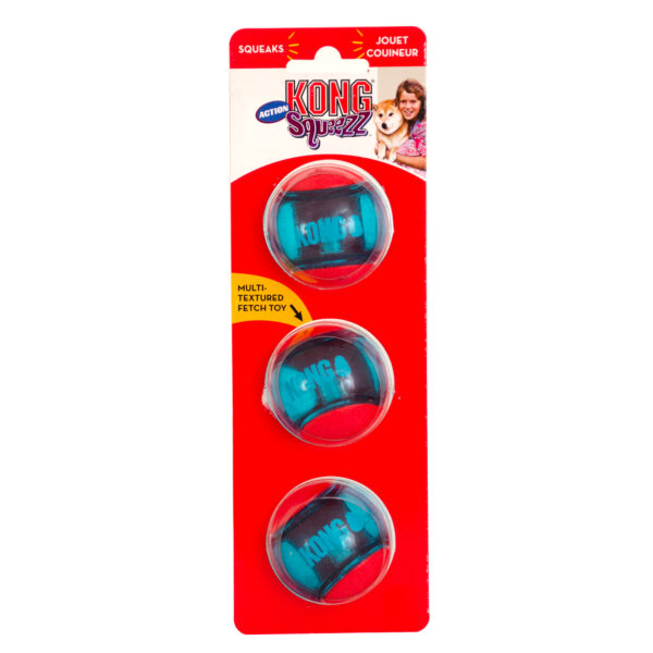 Kong Squeezz Action Ball 3p