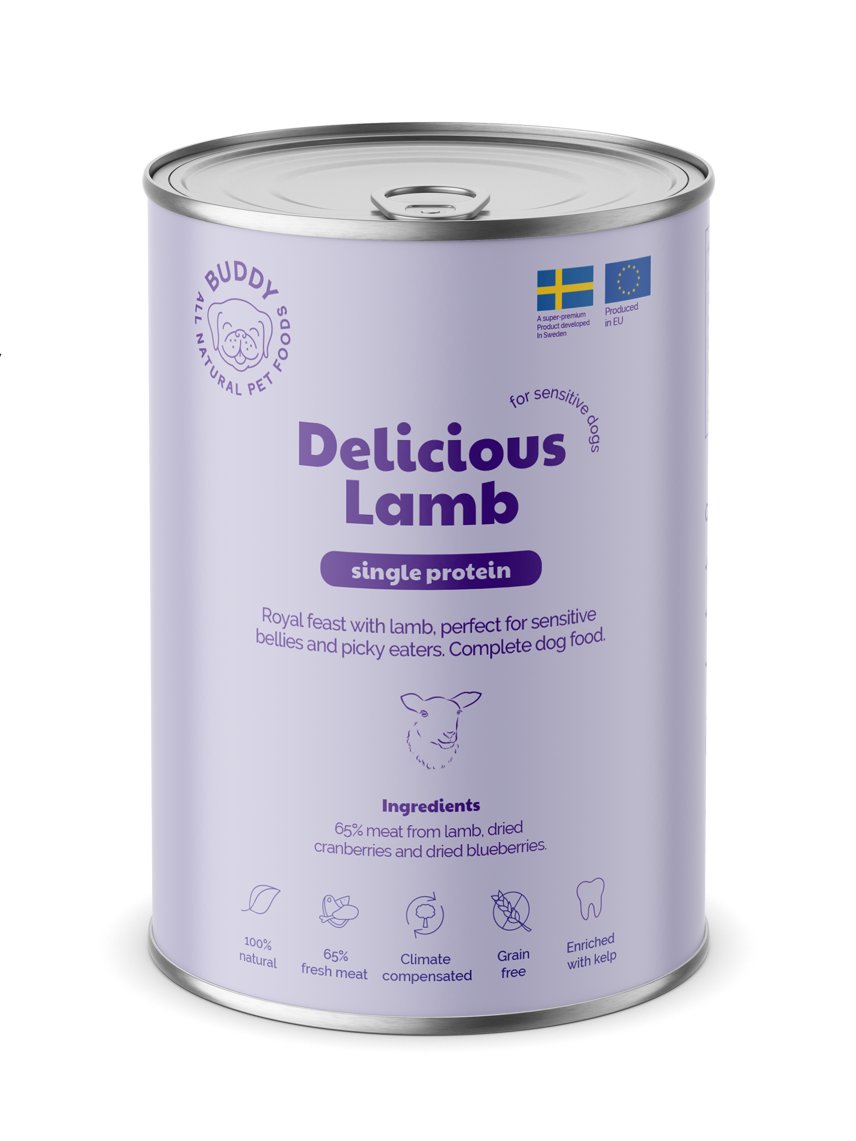 Buddy Pet Foods Delicious Lamb 400g