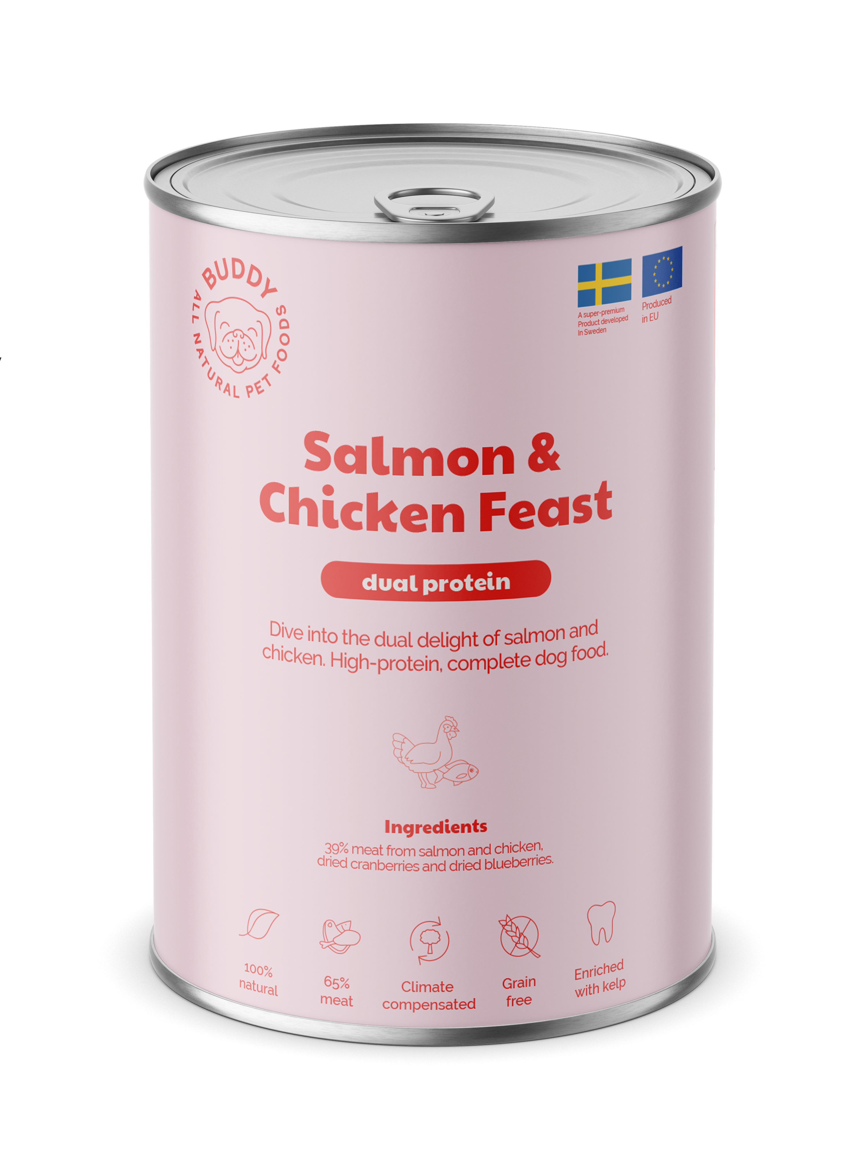 Buddy Pet Foods Salmon & Chicken Feast 400g