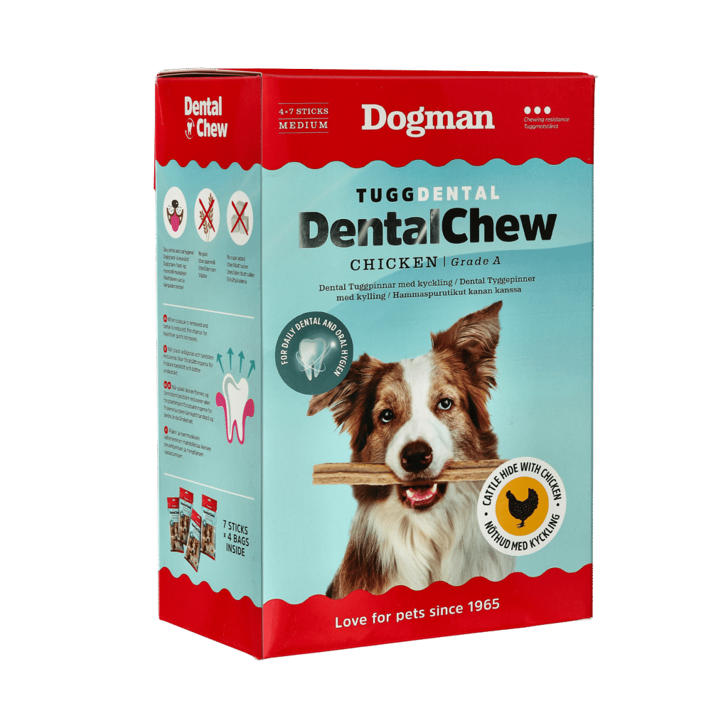 Tugg Dental med Kyckling M, 28-pack